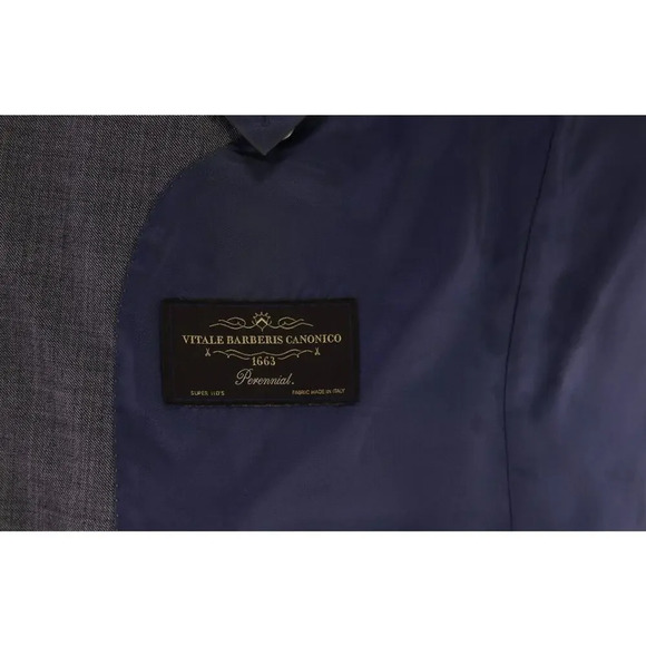 Suitsupply Napoli Solid Gray 2-Btn Super 110's Wool Blazer Jacket 38R - Picture 9 of 10